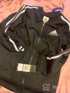 img 1 attached to 🏻 High-performance Adidas Girls Tricot Bomber Jacket: Empowering Active Girls' Clothing review by Thomas Drew