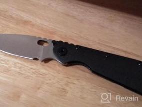 img 6 attached to Охотничий карманный нож Eafengrow EF225 - лезвие D2, титановая рукоятка и зажим, инструмент для выживания EDC (серый)