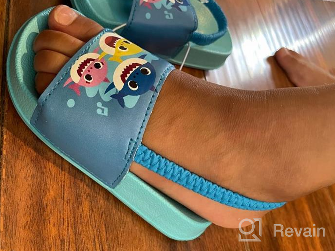 img 1 attached to 🦈 Summer Sports Sandals with Heel Strap for Nickelodeon Boys featuring Baby Shark review by Mike Stevenson