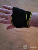 img 1 attached to BERTER Wrist Wraps With Thumb Support - 2 Pack Compression Straps For Gym & Weightlifting - Men & Women review by James Martin