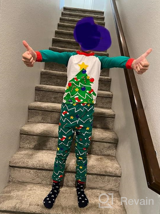 img 1 attached to 🎅 Men's Christmas Reindeer Pyjama Set - Matching Pajamas - Clothing review by Chase Steele