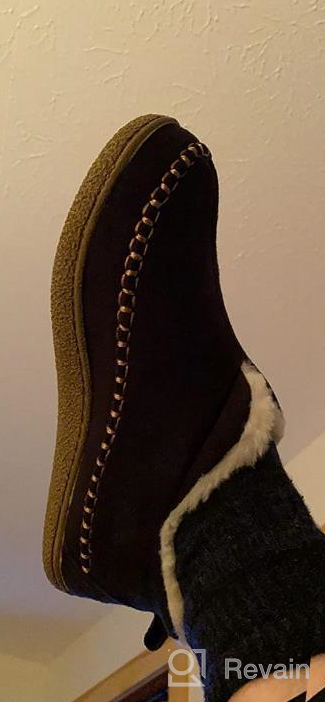 img 1 attached to Cozy Up With Wishcotton'S Women'S Ankle Bootie Moccasin Slippers - Perfect For Winter! review by Charles Woods