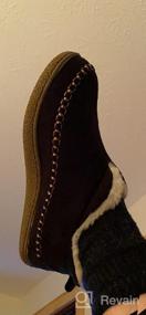 img 6 attached to Cozy Up With Wishcotton'S Women'S Ankle Bootie Moccasin Slippers - Perfect For Winter!