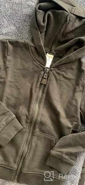 img 1 attached to 💙 Carters Boys' Classic Fleece Zip-Up Jacket with Pockets - Coats & Outerwear review by Jeff Jackson