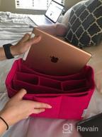 img 1 attached to 🌸 LV Neverfull MM Luxury Purse Organizer Insert Bag Shaper Liner Divider, Peony - AlgorithmBags Design review by Ryan Rodriguez