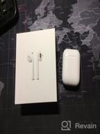 img 3 attached to Apple AirPods 2 wireless headphones with charging case MV7N2 RU, white review by Kio Flyx ᠌