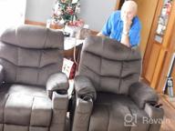 img 1 attached to Electric Power Lift Recliner Chair With Heated Vibration, Massage & USB Ports - Perfect For Elderly Living Room Comfort! review by Jeff Morris