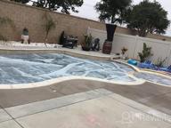 img 1 attached to Sun2Solar Clear 10-Foot-By-16-Foot Rectangle Solar Cover 1200 Series Heat Retaining Blanket For In-Ground And Above-Ground Rectangular Swimming Pools Use Sun To Heat Pool Bubble-Side Down review by Matt Louis