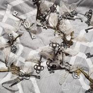img 1 attached to 70 Dragonfly Wing Charms For DIY Projects And Chocolate Decorations - Ideal For Wizard Parties, Flying Keys, Earrings, Pendants, And Home Decorations By SANNIX review by Michael Onwukaife
