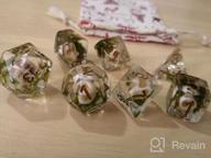 img 1 attached to Roll In Style With UDIXI Polyhedral Skull Dice Set For RPG, MTG, And Board Games review by Ickey Case