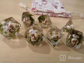 img 5 attached to Roll In Style With UDIXI Polyhedral Skull Dice Set For RPG, MTG, And Board Games