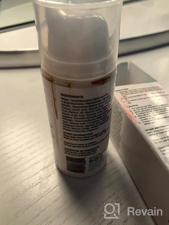 img 1 attached to 🔆 Ebanel Dark Spot Remover Cream for Face - Skin Brightening, Melasma, Hyperpigmentation and Sun Spot Treatment - Age Spot, Freckle Fade Cream with Synovea, 4-Butylresorcinol, Niacinamide, Glutathione review by Ryan Garrison