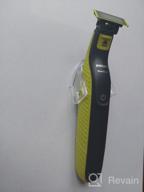 img 3 attached to Trimmer Philips OneBlade QP2620/20, black/green lime review by Siu Li ᠌