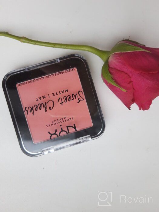 img 1 attached to NYX professional makeup Pressed Blush Sweet Cheeks Creamy Powder Matte, 4 citrine rose review by Tik Tawan ᠌