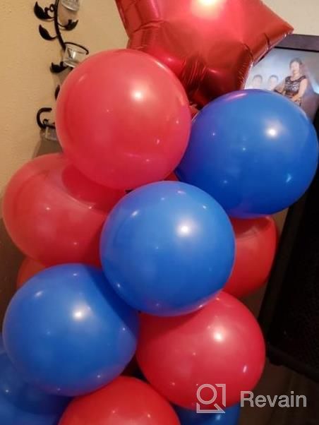 img 1 attached to 100Ct 12" Helium Grade Assorted Balloons - Allgala BL52000 Premium Latex review by Tanya Shaw