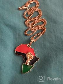 img 5 attached to 🌍 GWOOD African Africa Pendant Necklace: Stylish Boys' Jewelry with a Touch of Africa