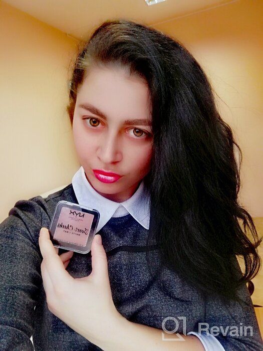 img 1 attached to NYX professional makeup Pressed Blush Sweet Cheeks Creamy Powder Matte, 4 citrine rose review by Faun Su ᠌