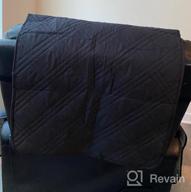 img 1 attached to TAOCOCO 100% Waterproof Recliner Chair Cover, Non Slip Recliner Covers For Recliner Chair With Pocket, Washable Reclining Chair Cover Furniture Protector For Kids, Pets(Recliner Chair, Black) review by Nick Gathings