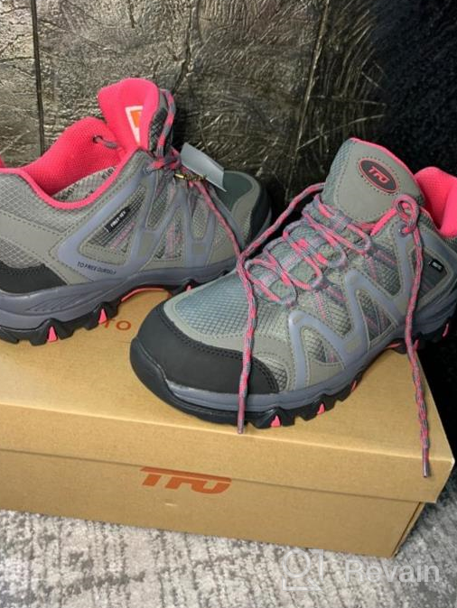 img 1 attached to Women'S Lightweight Breathable Non-Slip Hiking Running Shoe Athletic Outdoor Walking Trekking Sneaker By TFO review by Jessie Duhon