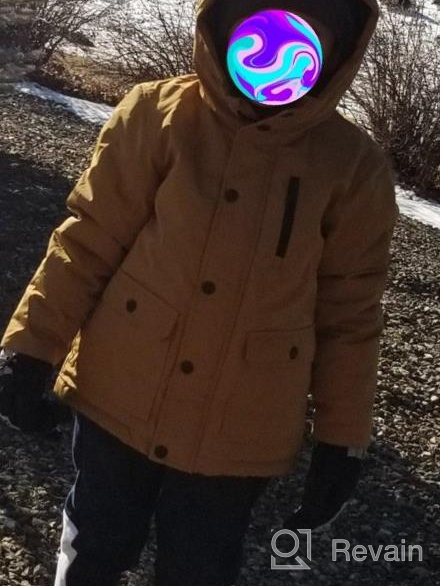 img 1 attached to 🧥 Kids Winter Jacket - SOLOCOTE Boys Coats with Hood, Thick, Heavyweight, Tough, Long, and Windproof Outwear for Ultimate Warmth review by Jamie Mousavi