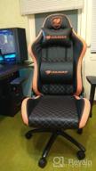img 1 attached to Gaming chair COUGAR Rampart, upholstery: imitation leather/textile, color: black review by Wiktor Barczuk ᠌