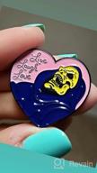img 1 attached to Live, Laugh, Love - Skeleton - Enamel Pin: Spooky Elegance Embodied review by Anna Lopez