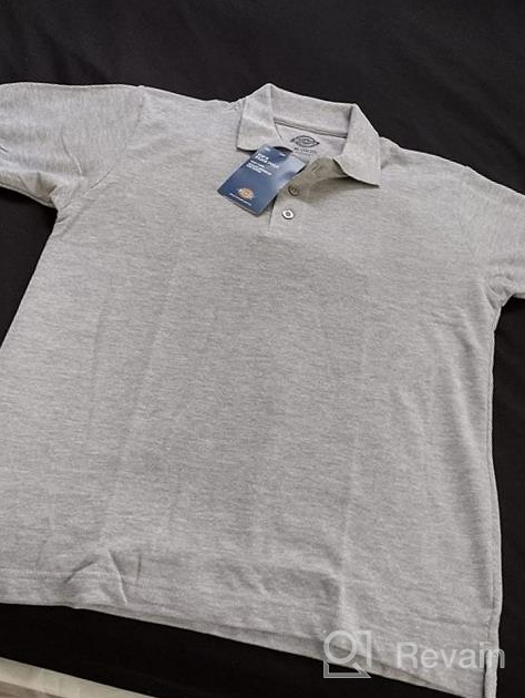 img 1 attached to Short Sleeve Pique Polo for Boys by Dickies review by Marty Wainwright