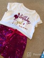 img 1 attached to Cilucu Baby Girls Sequin Shorts Toddler Sparkles Both Sides review by Isaiah Bower