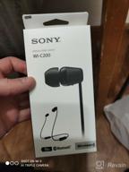 img 1 attached to White Sony WI-C200 Wireless In-Ear Headset/Headphones with Microphone for Phone Calls (WIC200/W) - Improved SEO review by Amit Amit ᠌