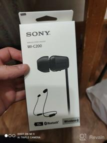 img 6 attached to White Sony WI-C200 Wireless In-Ear Headset/Headphones with Microphone for Phone Calls (WIC200/W) - Improved SEO