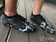 img 1 attached to SAJOMCE Men's Minimalist Barefoot Running Trainers Shoes review by Eric Jenkins