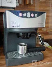 img 7 attached to Rozhkovy coffee maker REDMOND RCM-1503, silver/black