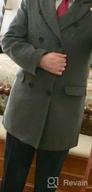 img 1 attached to Men'S Premium Wool Blend Double Breasted Long Pea Coat: Stay Warm In Style! review by James Mcphearson