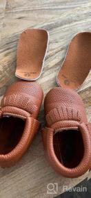 img 8 attached to Adorable And Comfortable Baby Moccasins: Delebao Soft Sole Tassel Crib Shoes