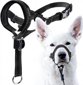 img 4 attached to Say Goodbye To Pulling With GoodBoy Dog Head Halter - Safety Strap And Padded Headcollar For All Dog Sizes (Size 2, Black)