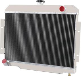 img 3 attached to 🔥 ALLOYWORKS 3 Row All-Aluminum Racing Radiator for 1972-1986 Jeep CJ5 CJ6 CJ7/Scrambler - Enhance Cooling Efficiency for 2.5L, 3.8L, 4.2L, 5.0L GAS Engines