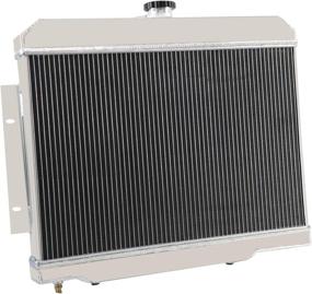 img 2 attached to 🔥 ALLOYWORKS 3 Row All-Aluminum Racing Radiator for 1972-1986 Jeep CJ5 CJ6 CJ7/Scrambler - Enhance Cooling Efficiency for 2.5L, 3.8L, 4.2L, 5.0L GAS Engines