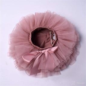 img 2 attached to 👶 Adorable Anbaby Baby Girls Tutu Bloomers - Complete Set with Diaper Cover and Lace Headband