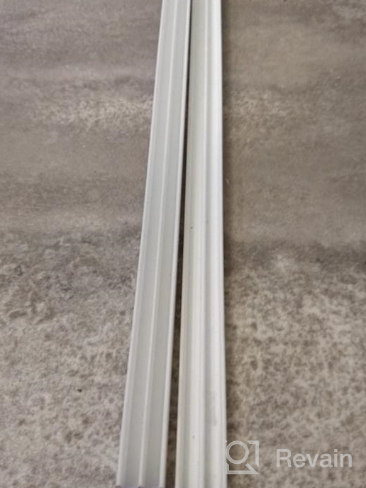 img 1 attached to Efficient Sliding Door Track Set For 1/8" Thick Panels By Outwater Plastics - 4 Ft. Long Brown (Pack Of 1) review by Delos Rodeo