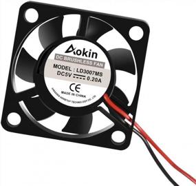 img 2 attached to 2-Pack Dorhea 3007 Quiet Brushless Fans For Raspberry Pi 4 And Other Models - 30X30X7Mm Cooling Fans With 3.3V And 5V DC For Robot Projects And DIY Projects