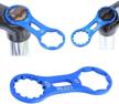 wrench spanner tool for suntour suspension fork xcm xcr xct rst and more: easy cap removal and installation logo