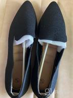 img 1 attached to Pointed Toe Mesh Ballet Flats For Women - Slip On Casual Shoes By ADAMUMU review by Jeffrey Choudhury