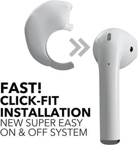 img 4 attached to Decibullz Custom Moldable Covers And Ear Hooks, Universal Earbuds Accessory, Compatible With Apple AirPods(R) And EarPods
