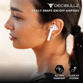 img 1 attached to Decibullz Custom Moldable Covers And Ear Hooks, Universal Earbuds Accessory, Compatible With Apple AirPods(R) And EarPods