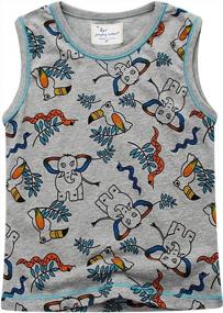 img 1 attached to Coralup Baby Little Boys Tank 👕 Top Shirts - Set of 3 Pack Tanks