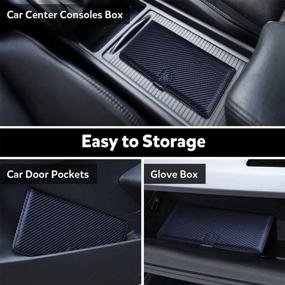 img 1 attached to Protect Your Essential Car Documents With A Magnetic Closure PU Leather Holder In Blue