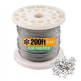 img 4 attached to T316-Stainless Steel 1/16'' Wire Rope,7X7 Strand Core Marine Grade(200Ft)