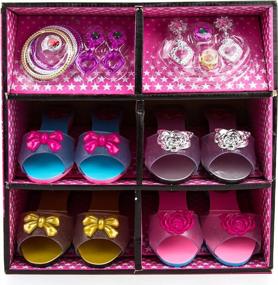img 4 attached to Transform Your Little Girl Into A Princess With Toysery'S Dress Up Shoes And Jewelry Boutique Gift Set For Ages 3-6