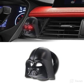 img 3 attached to 🚗 GOPEWON Car Stop Start Button Cover - Push Start Button Cap Anti-Scratch Engine Decoration Cover (Black Vader)