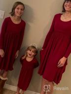 img 1 attached to POPINJAY Mommy Pocket Twirl Dress: Stylish and Practical Girls' Clothing review by Amy Ward